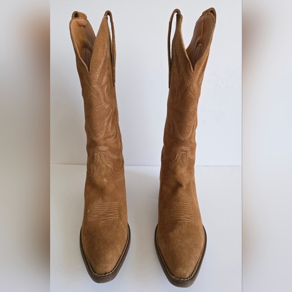 Dingo Out West Women's Suede Cowgirl Boots - Picture 3 of 8